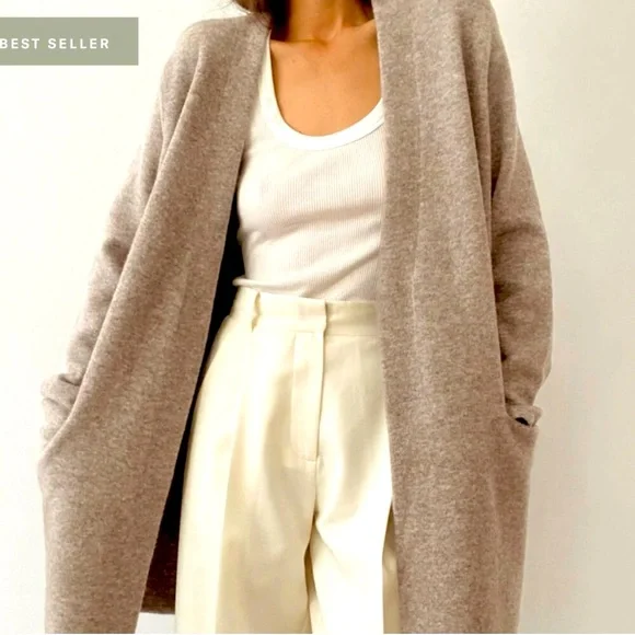 Jenni Kayne Sweater Coat - Oatmeal - Picture 1 of 5